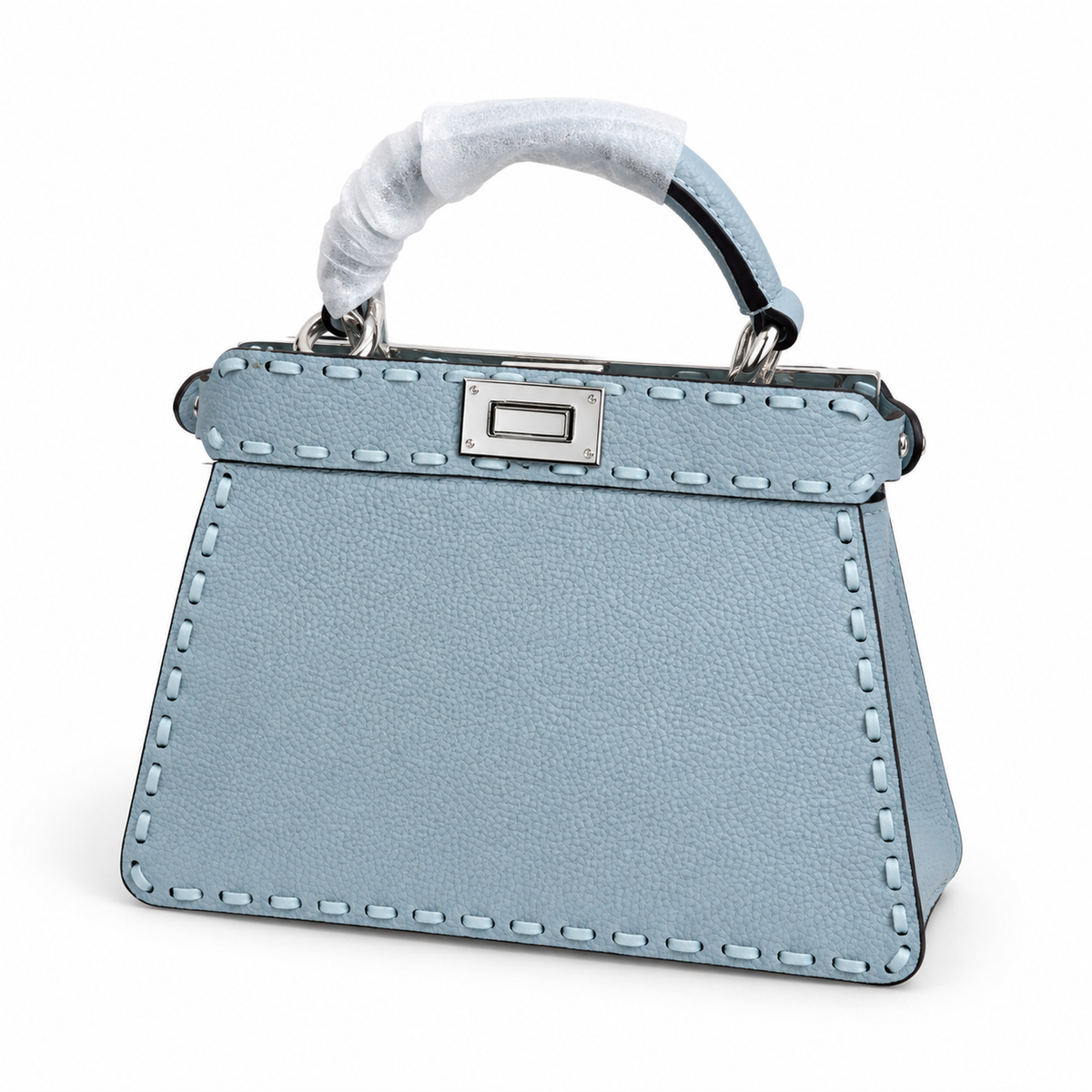 Fendi Mini Handbag 20cm – FF Monogram Top Handle Bag
