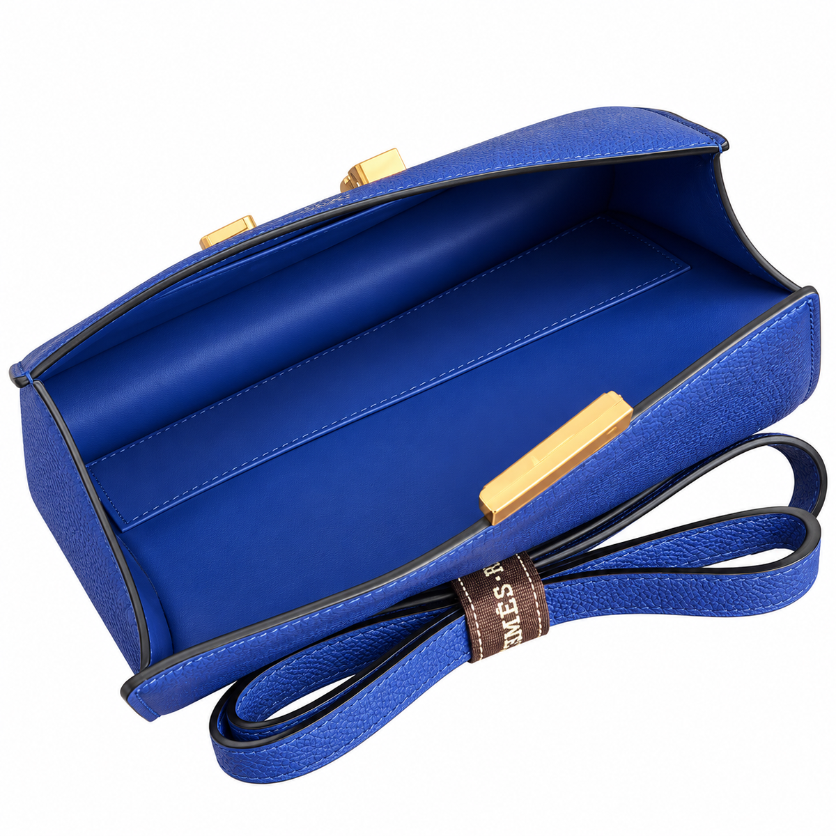 Hermès Constance 26 Bleu Electrique Chevre GHW