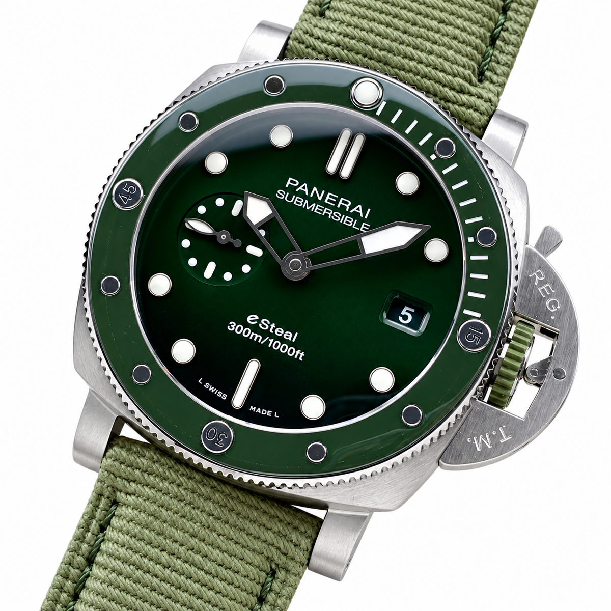 Panerai Submersible Blu Notte Automatic 44mm Men's Steel Watch