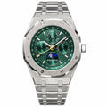 Audemars Piguet Royal Oak Perpetual Calendar Moon Phase Steel Green