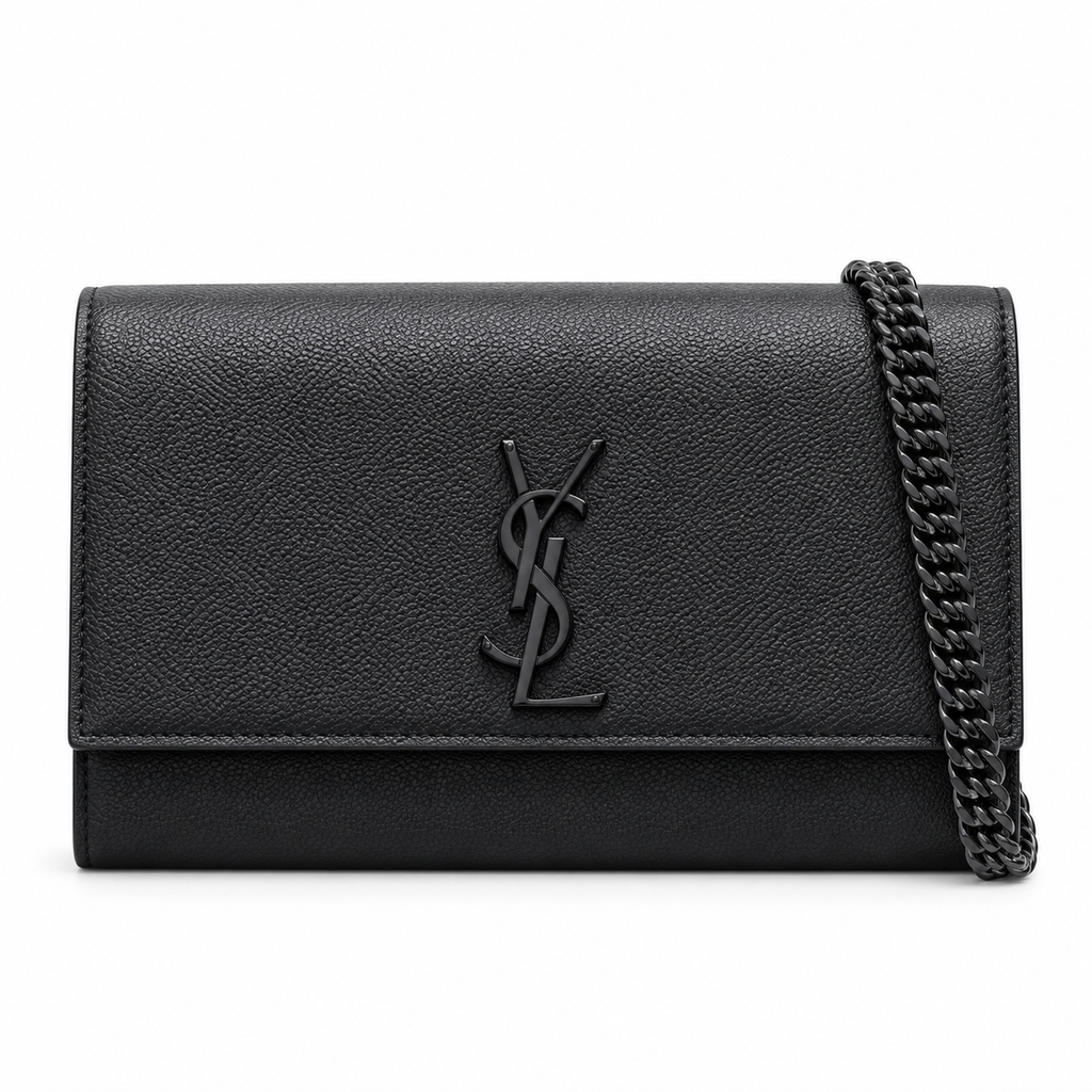 Saint Laurent YSL Kate Chain Bag – Black Tonal Hardware
