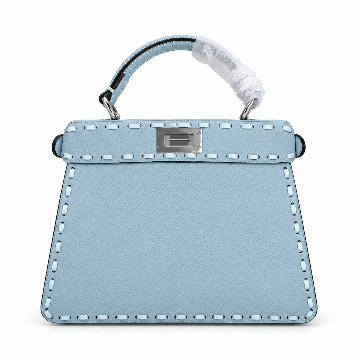 Fendi Mini Handbag 20cm – FF Monogram Top Handle Bag