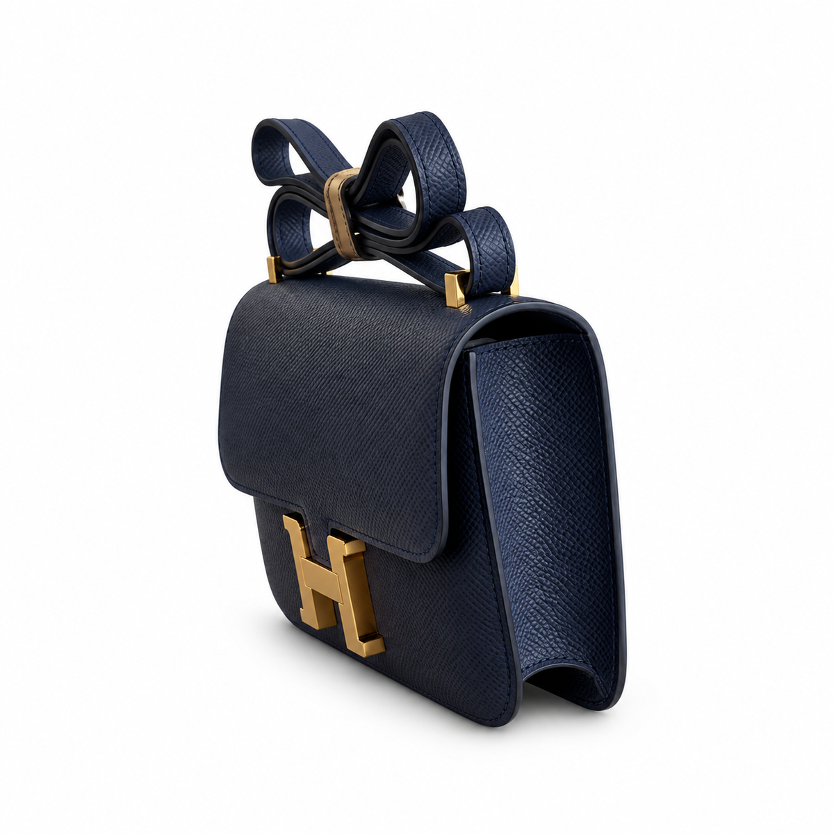 Hermès Lindy 26cm Crossbody Bag – Sapphire Blue | Luxury Leather Handbag