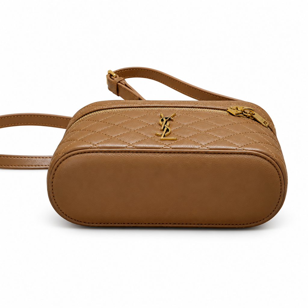 YSL Gaby Vanity Bag – Caramel Quilted Leather
