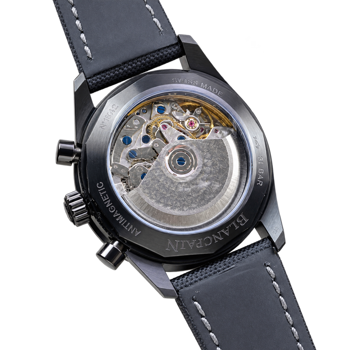 Blancpain Fifty Fathoms Bathyscaphe Chronograph – All Black Ceramic Swiss Automatic Dive Watch