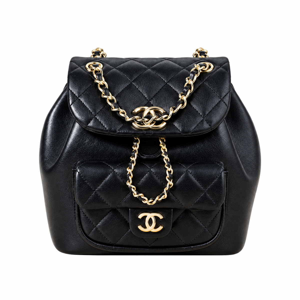 Chanel Duma Backpack Black 18×18×12cm