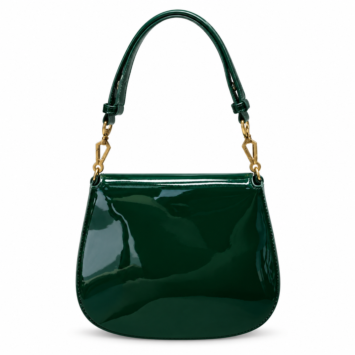 YSL Cassandra Mini Bag – Emerald Patent Leather