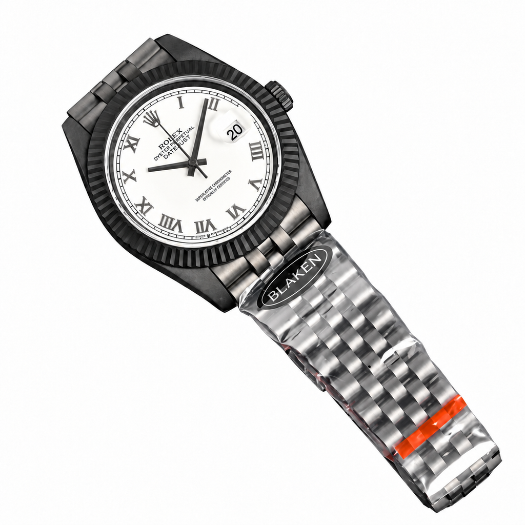 Rolex 41mm Automatic Watch | Sapphire Crystal | 904L Stainless Steel | Waterproof Luxury Timepiece