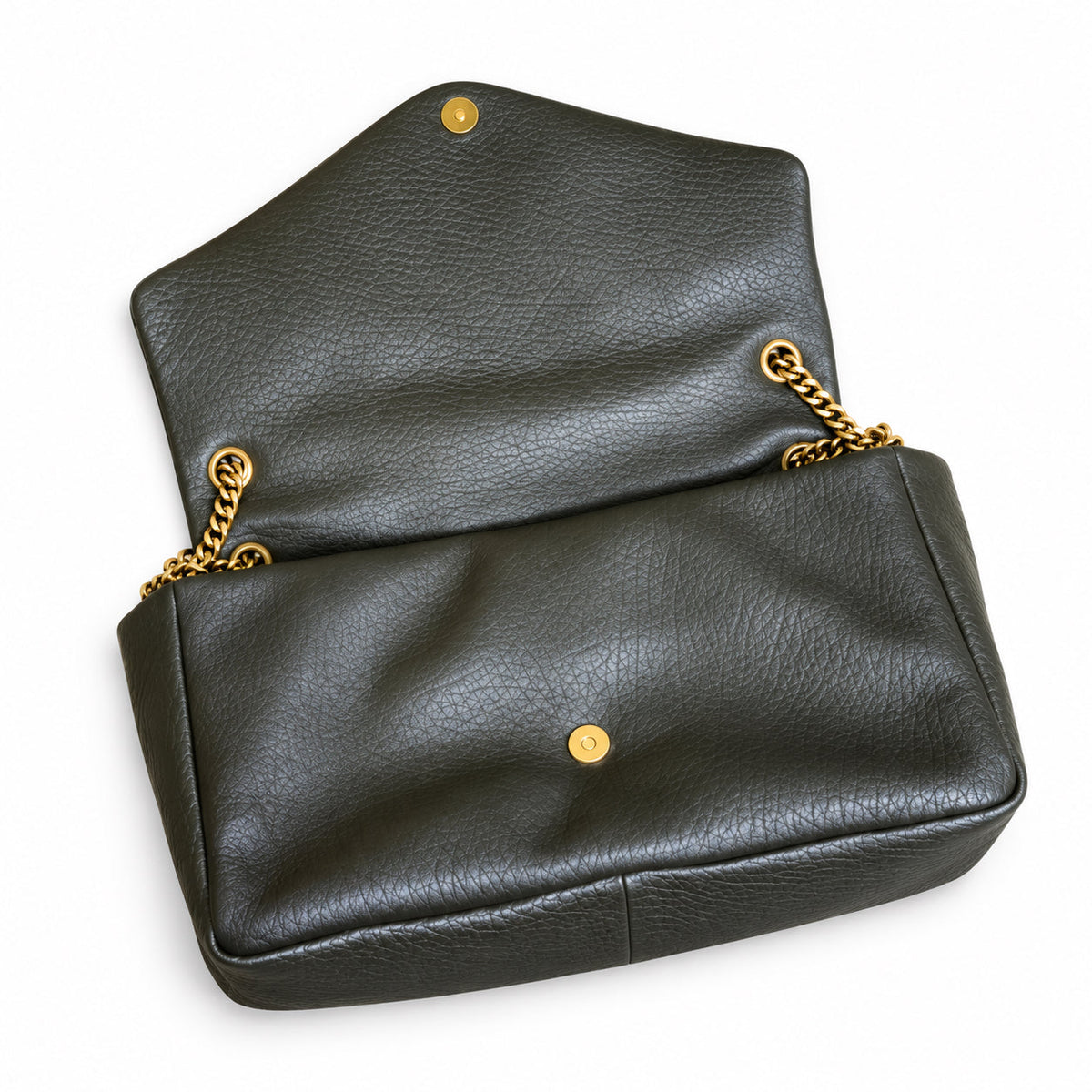 YSL Saint Laurent Calypso Bag – Khaki