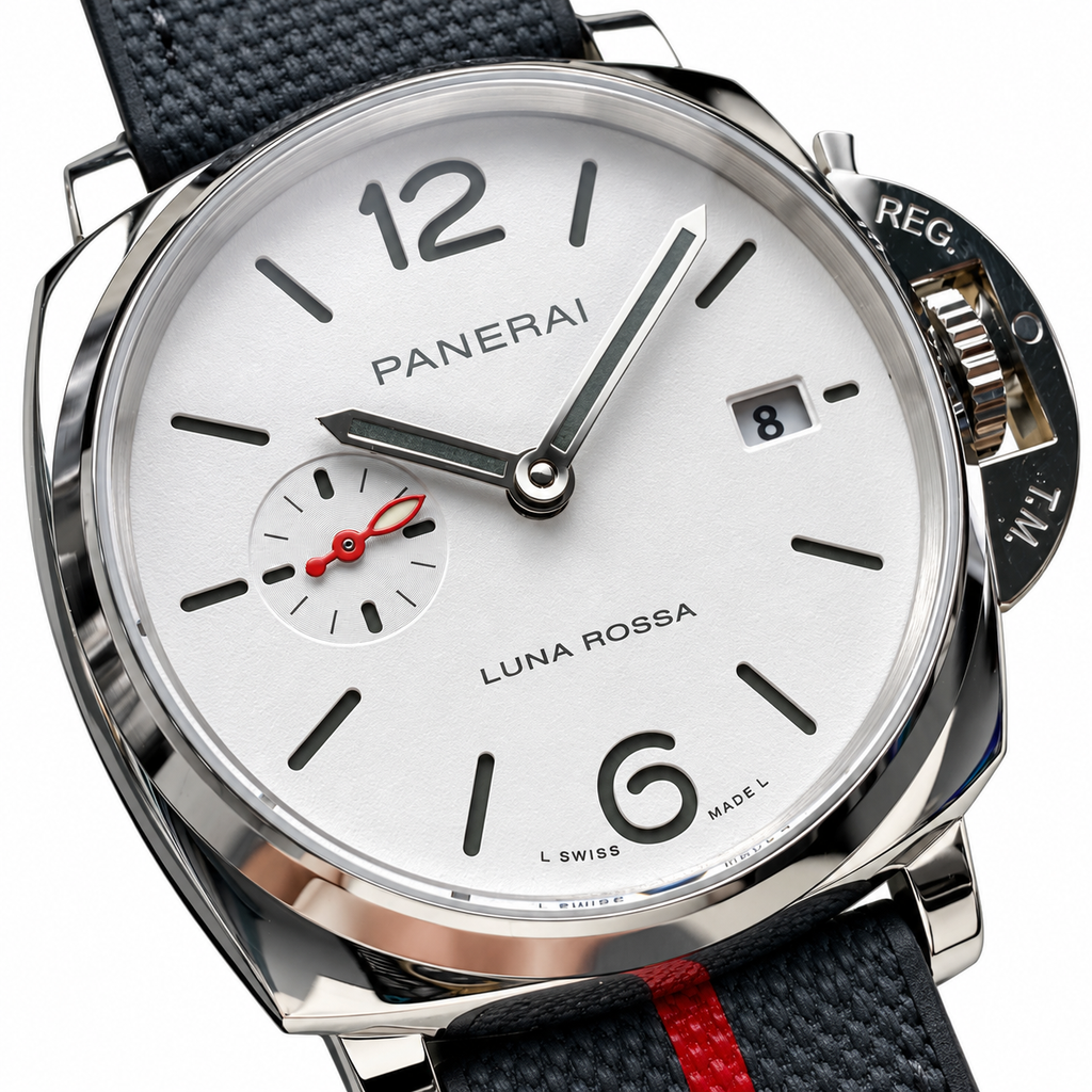Panerai Luminor Marina Automatic 44mm Men's Steel Watch Blue Dial
