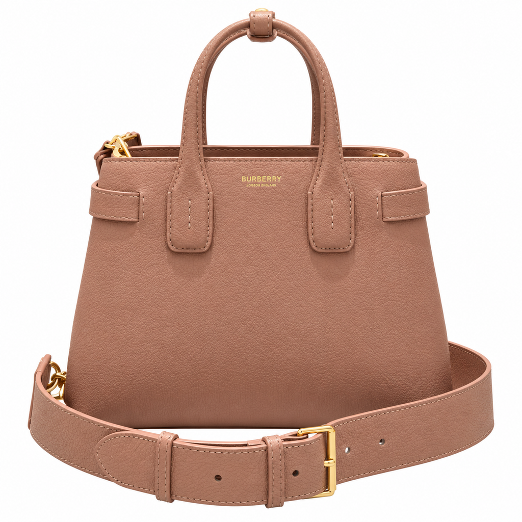 Burberry Rosewood Signature Top Handle Bag