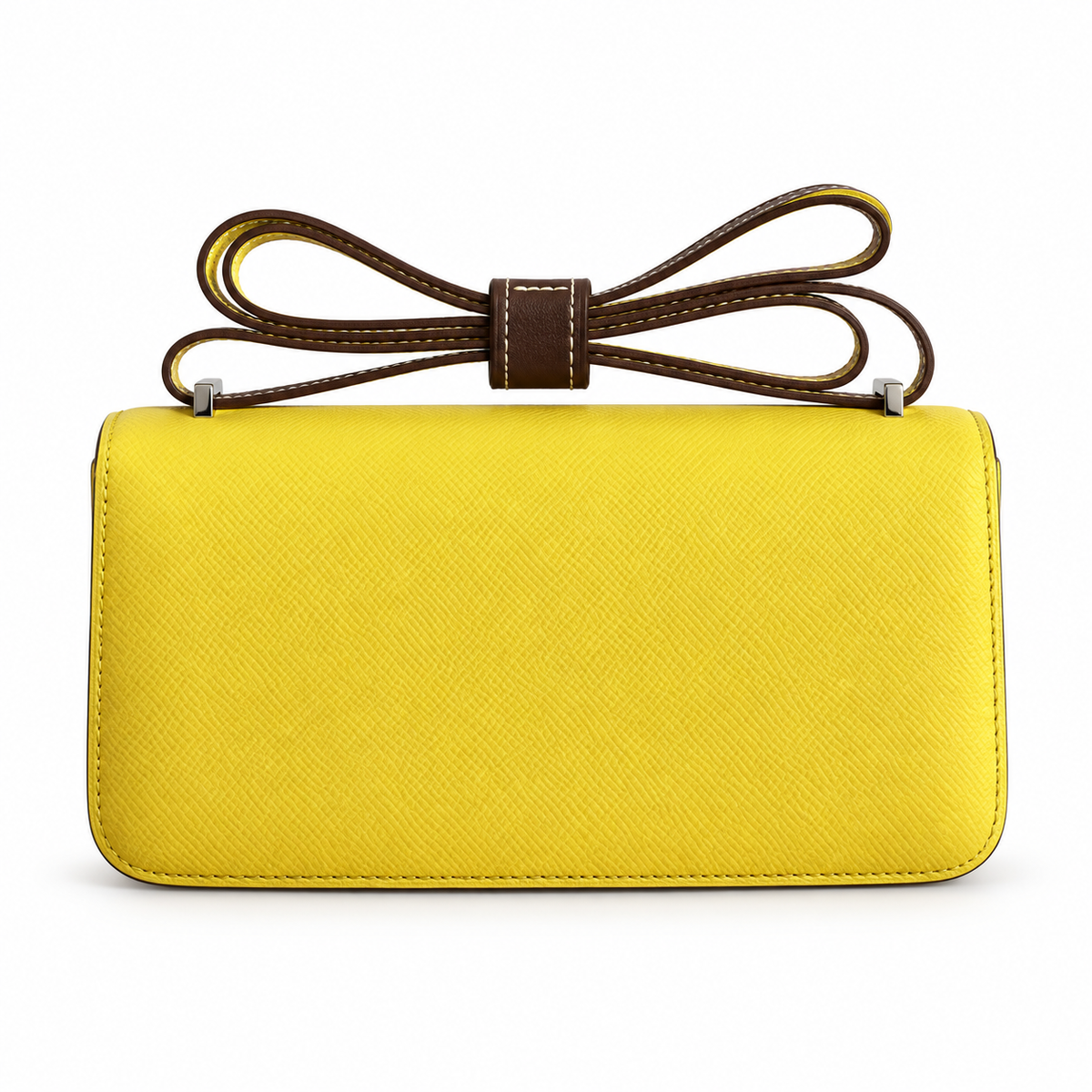 Hermès Lindy 26cm Crossbody Bag – Chick Yellow & Silver | Joyful Luxury Leather