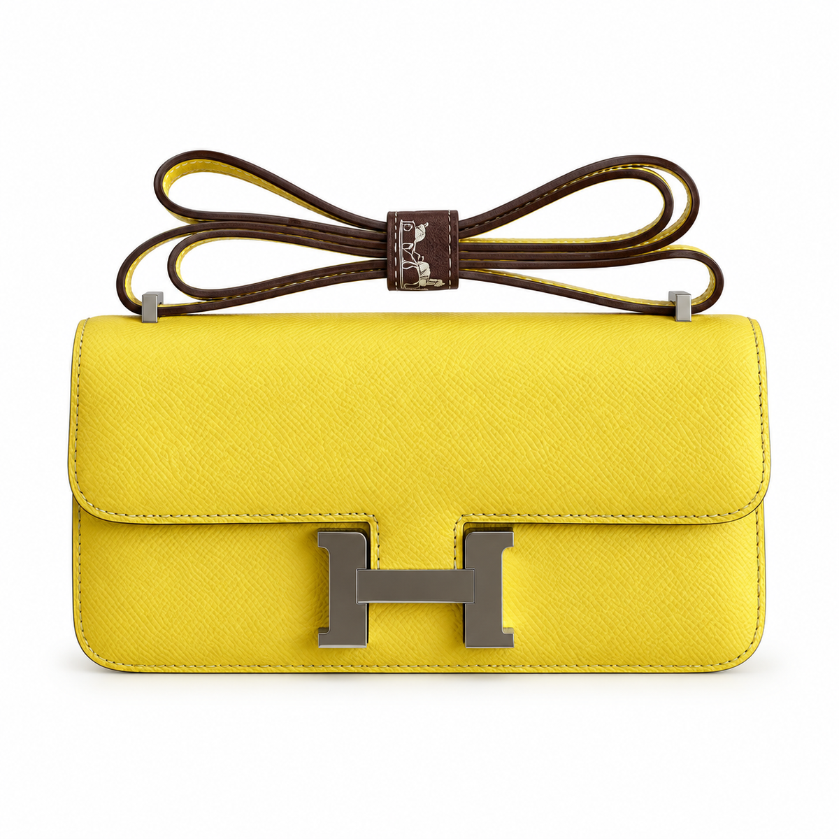 Hermès Lindy 26cm Crossbody Bag – Chick Yellow & Silver | Joyful Luxury Leather